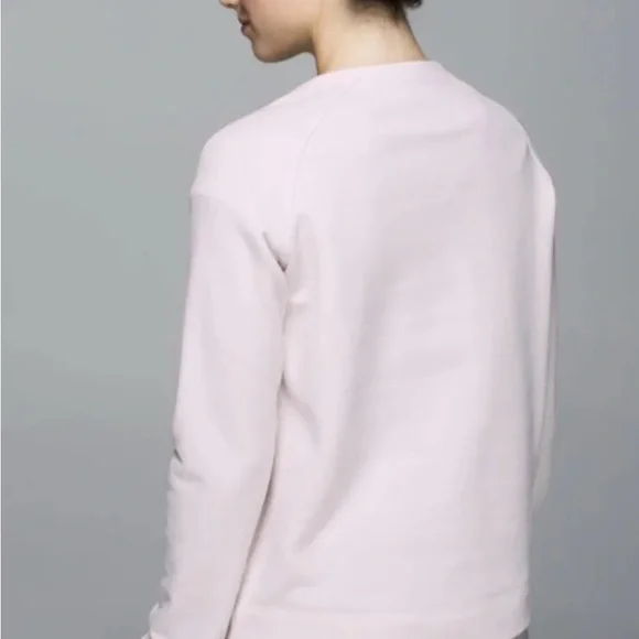 🍋 Lululemon crew neck reflective blush sweatshirt! - Picture 7 of 8